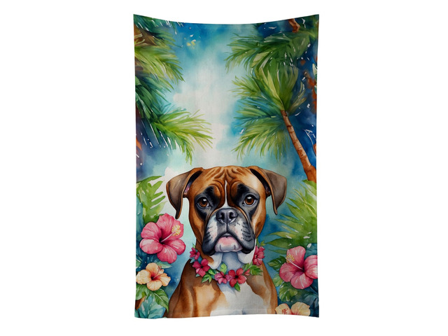 Boxer Luau Kitchen Towel Dish Cloths Guest Hand Towel Decorative Bathroom Towel for Face,Tea, Dishcloth, Kitchen and Bath