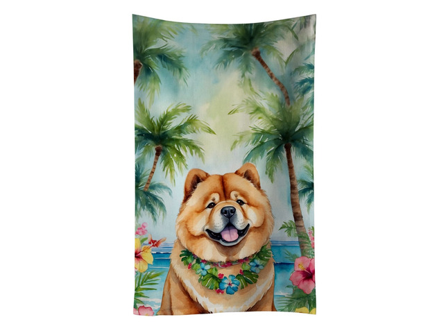 Chow Chow Luau Kitchen Towel Dish Cloths Guest Hand Towel Decorative Bathroom Towel for Face,Tea, Dishcloth, Kitchen and Bath