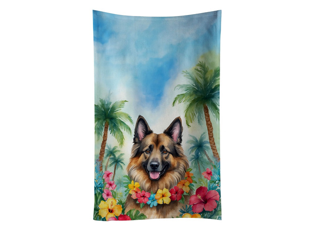 Belgian Tervuren Luau Kitchen Towel Dish Cloths Guest Hand Towel Decorative Bathroom Towel for Face,Tea, Dishcloth, Kitchen and Bath
