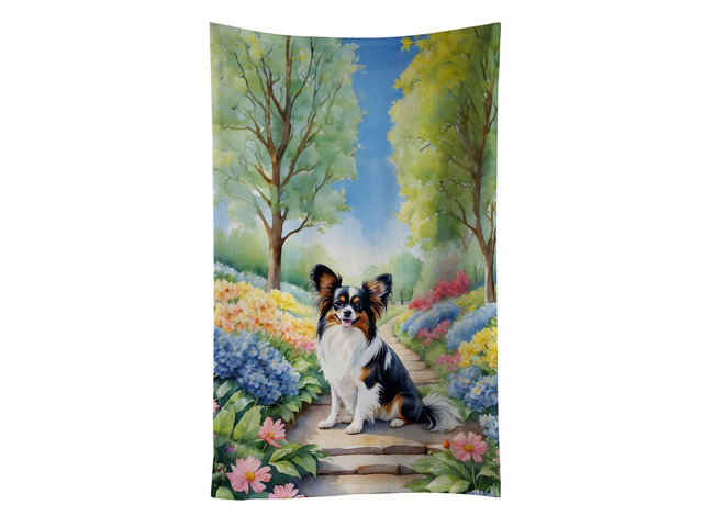 Papillon Spring Path Kitchen Towel Dish Cloths Guest Hand Towel Decorative Bathroom Towel for Face,Tea, Dishcloth, Kitchen and Bath