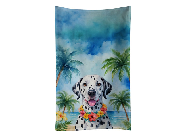 Dalmatian Luau Kitchen Towel Dish Cloths Guest Hand Towel Decorative Bathroom Towel for Face,Tea, Dishcloth, Kitchen and Bath