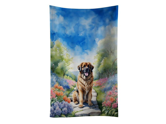 Leonberger Spring Path Kitchen Towel Dish Cloths Guest Hand Towel Decorative Bathroom Towel for Face,Tea, Dishcloth, Kitchen and Bath