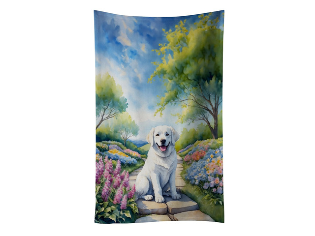 Kuvasz Spring Path Kitchen Towel Dish Cloths Guest Hand Towel Decorative Bathroom Towel for Face,Tea, Dishcloth, Kitchen and Bath