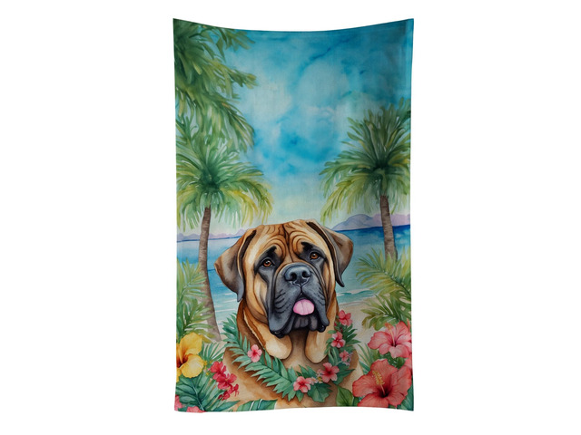 Mastiff Luau Kitchen Towel Dish Cloths Guest Hand Towel Decorative Bathroom Towel for Face,Tea, Dishcloth, Kitchen and Bath