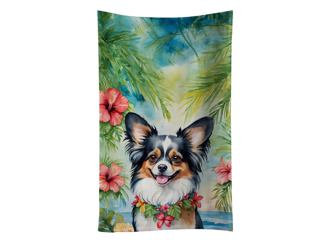 Papillon Luau Kitchen Towel Dish Cloths Guest Hand Towel Decorative Bathroom Towel for Face,Tea, Dishcloth, Kitchen and Bath