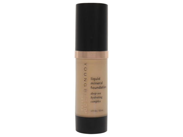 Liquid Mineral Foundation - Sun Kissed by Youngblood for Women - 1 oz Foundation (Tester)
