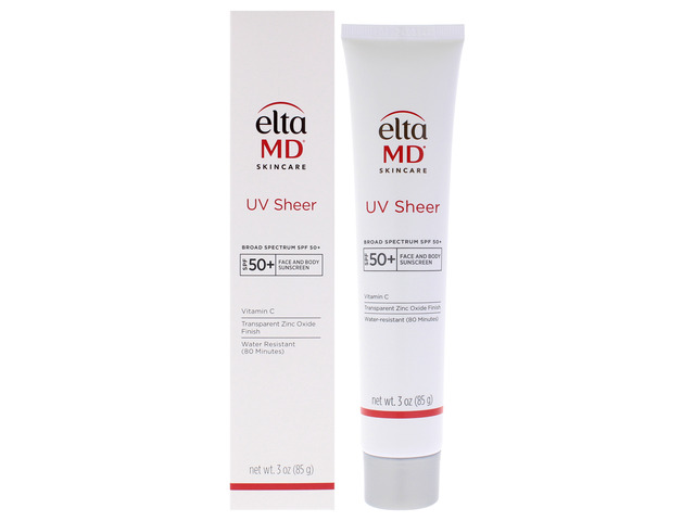 UV Sheer SPF 50 Plus by EltaMD for Unisex - 3 oz Sunscreen