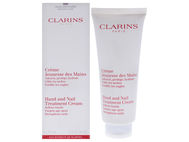 Hand and Nail Treatment Cream by Clarins for Unisex - 3.4 oz Cream (Tester)