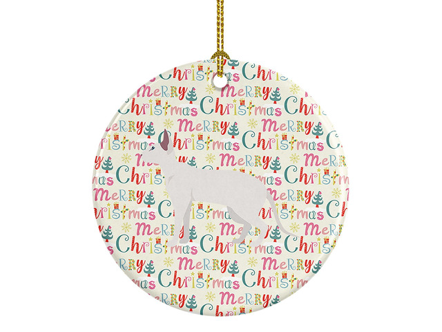 Peterbald #1 Cat Christmas Ceramic Ornament Christmas Tree Hanging Decorations for Home Christmas Holiday, Party, Gift, 3 in, Multicolor