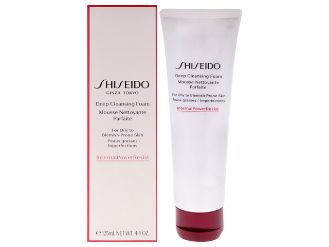 Deep Cleansing Foam by Shiseido for Women - 4.4 oz Cleanser