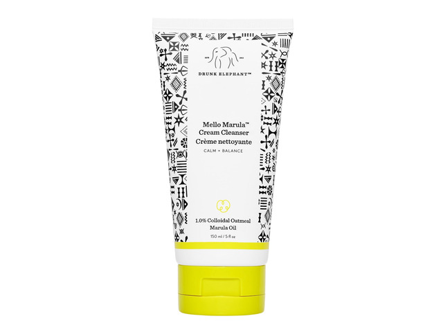 Drunk Elephant Mello Marula Cream Cleanser - 150 ml/5 fl oz - Calming Face Wash - Clean Clinical Skincare - Cruelty-Free - Dermatologist-Tested -...