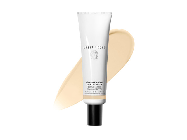 Bobbi Brown Vitamin Enriched Skin Tint SPF 15 Broad Spectrum SPF Skin Tint Hydrating Tinted Moisturizer Vitamins B, C, & E, 1.7 Fl Oz, Fair 2