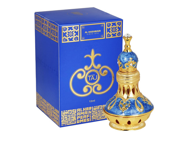 Al Haramain Taj 0.4 oz Concentrated Perfume Oil for Unisex - Arabian Perfume for Women and Men - Long Lasting Fragrance - Arabic Perfume