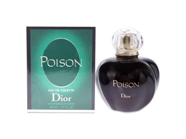 Poison By Christian Dior For Women. Eau De Toilette Spray Black 1.7 Fl Oz