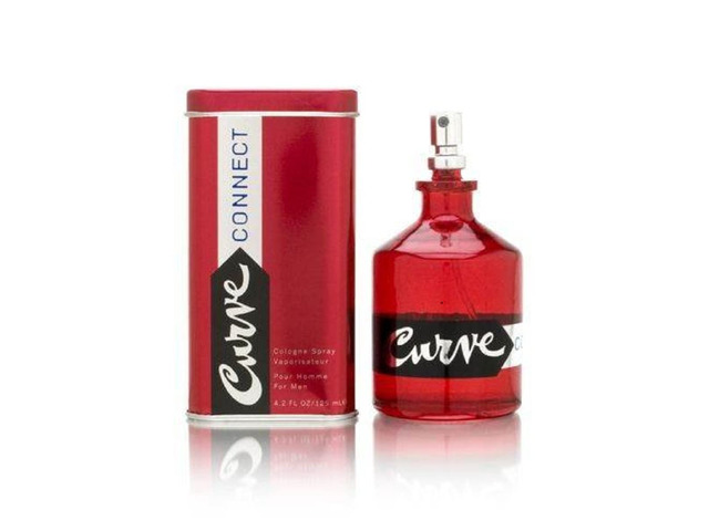 Curve Men's Cologne Fragrance Spray, Casual Day or Night Scent, Curve Connect, 4.2 Fl Oz