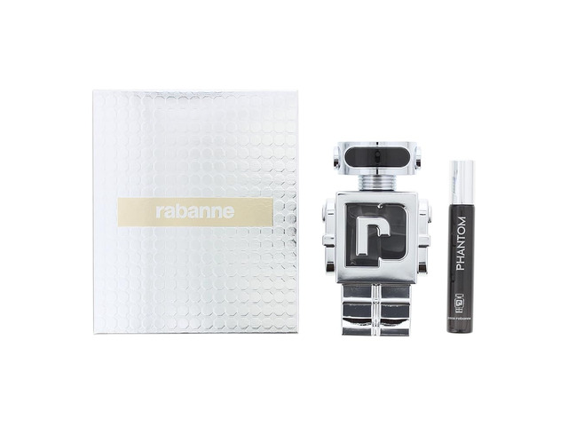 Phantom By Paco Rabanne For Men - 2 Pc Gift Set 3.4Oz Edt Spray, 0.68Oz Edt Spray
