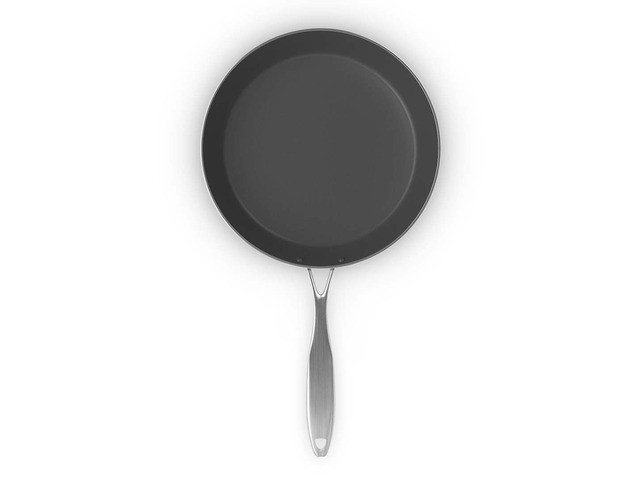 SOGA Stainless Steel Fry Pan 22cm Frying Pan Induction FryPan Non Stick Interior