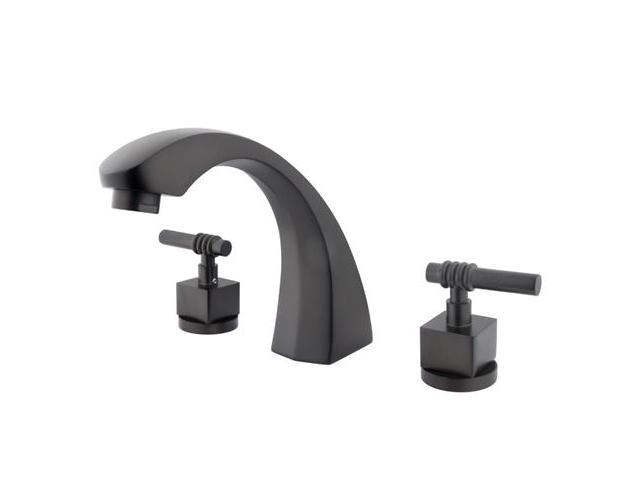 Photos - Other sanitary accessories Kingston Brass FORTRESS ROMAN TUB FILLER-Oil Rubbed Bronze Finish KS4365QL 