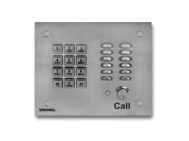 Viking K-1700-3 Handsfree Phone with Key Pad - Stainless