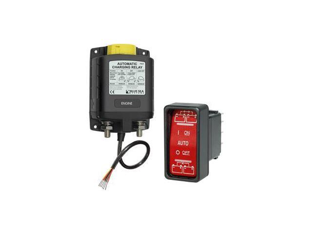 BLUE SEA 7622 ML SERIES HEAVY DUTY CHARGING RELAY W/ MAN CTR