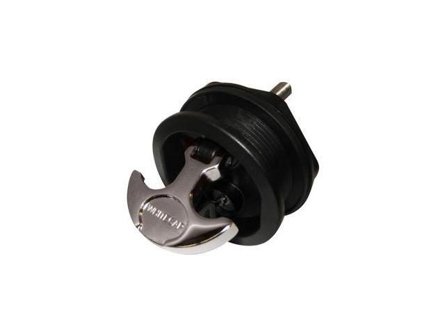 WHITECAP T-HANDLE LATCH CP ZAMAC/BLACK NYLON LOCKING