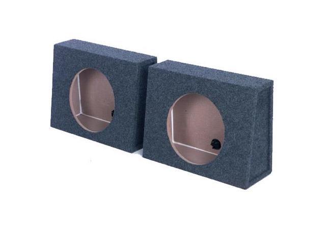 Qpower QTW10S *Tw10S* Empty Split Woofer Box; 10' Angle;