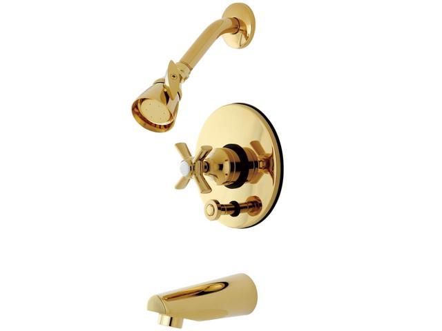 Photos - Tap Kingston Brass KB86920ZX Tub/Shower Faucet Polished Brass 