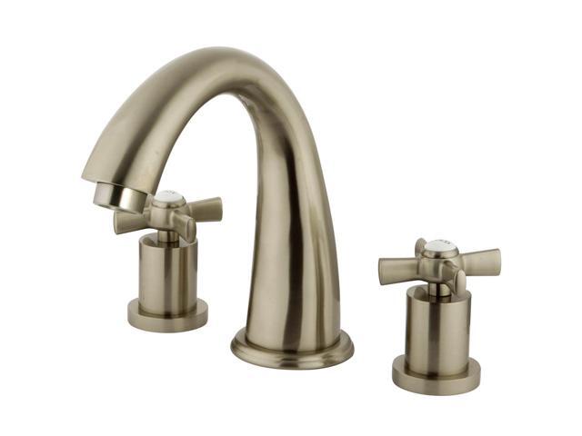 Kingston Brass KS2368ZX Millennium Roman Tub Filler, Satin Nickel