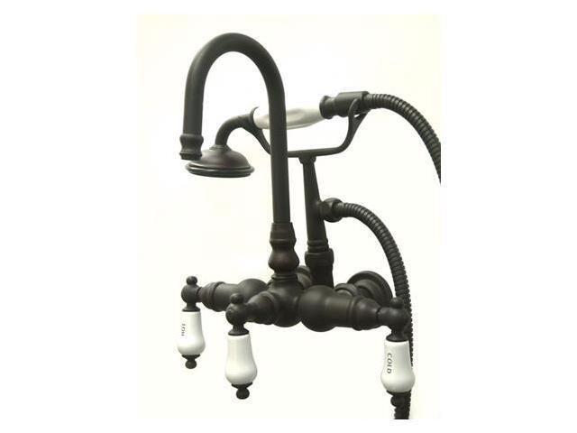 Kingston Brass Cc9T5 Clawfoot Tub Filler With Hand Shower - Oil Rubbed Bronze Finish