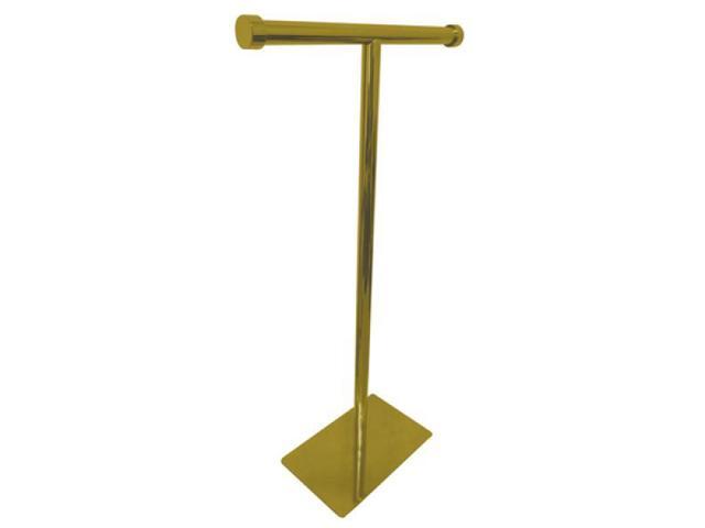Kingston Brass CC8102 Claremont Freestanding Toilet Paper Stand, Polished Brass