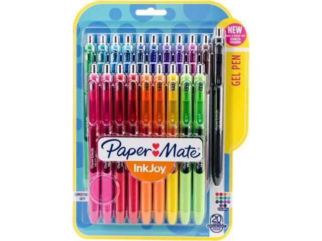 Paper Mate InkJoy Gel Retractable Pen 0.7mm Assorted Ink 20/Pack 1951718