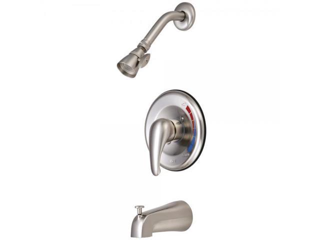 Photos - Other sanitary accessories Kingston Brass SINGLE LEVER HANDLE TUB/SHOWER FAUCET-Satin Nickel Finish 663370064104 