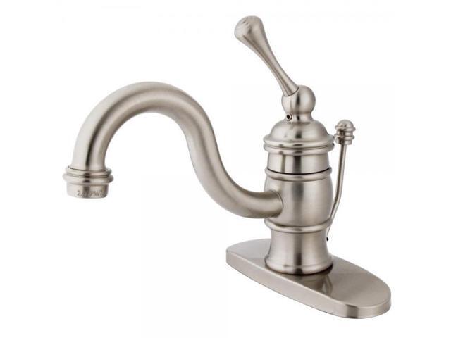 Kingston Brass KB3408BL Single Handle 4' Centerset Lavatory Faucet with Retail P