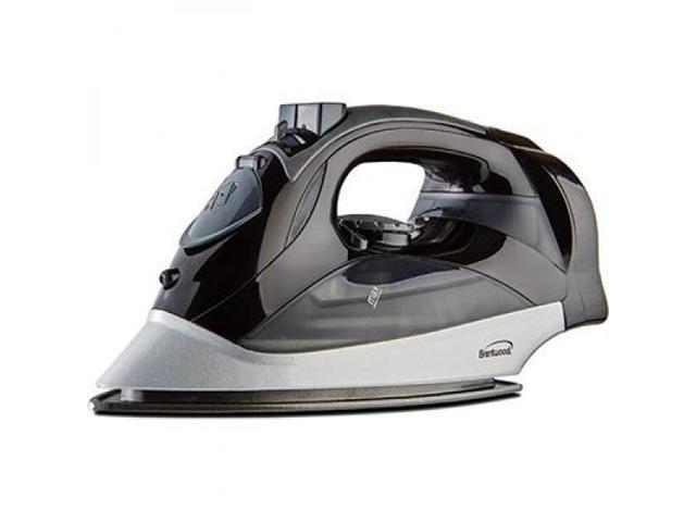 Brentwood Appliances MPI-59B Power Nonstick Steam Iron with Retractable Cord, Black