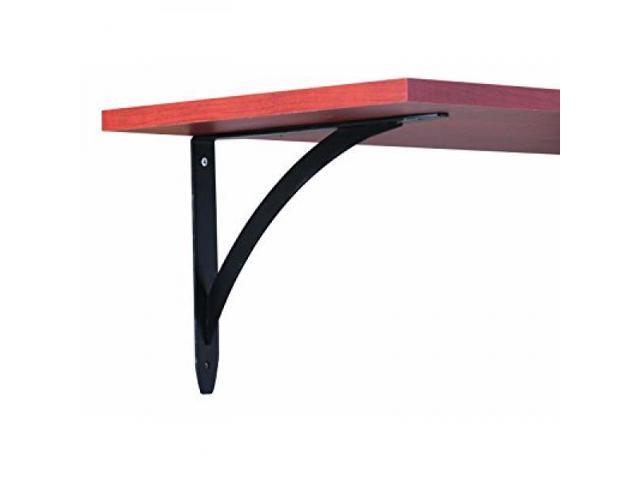 JOHN STERLING RP-0053-10BK 10 IN Black Elegante Shelf Bracket