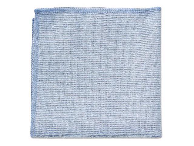 Rubbermaid Commercial Microfiber Cleaning Cloths 12 x 12 Blue 24/Pack 1820579