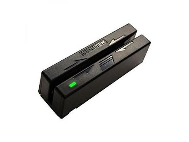 MagTek 21040140 USB Mini Swipe Magnetic Strip Credit Card Reader - Triple Track - 60 in/s