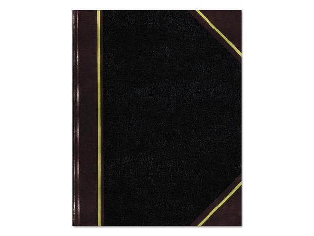 Texthide Record Book, Black/burgundy, 300 Green Pages, 10 3/8 X 8 3/8