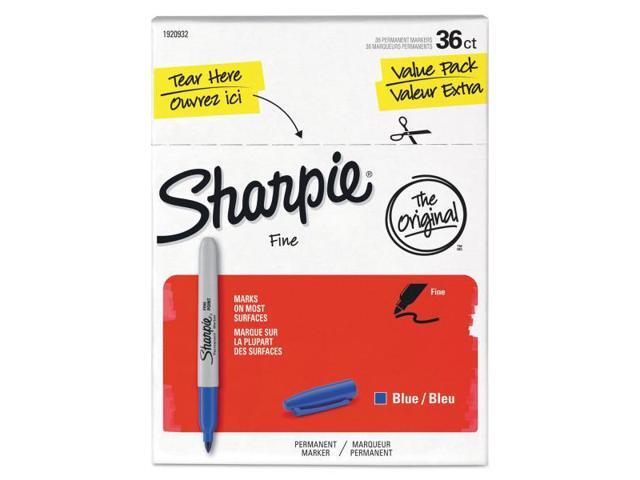 Sharpie Fine Point Permanent Marker Blue 36/Pack 1920932