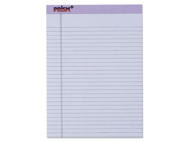 Tops Prism Plus Colored Legal Pads 8 1/2 x 11 3/4 Orchid 50 Sheets Dozen 63140