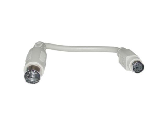 Cable Wholesale DIN5 Male-MiniDin6 (PS/2) Female, Keyboard Adaptor Cable - 6 inches