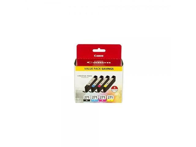 Canon - 271 Value Pack Standard Capacity Ink Cartridges - Black/Cyan/Magenta/Yellow - image 8