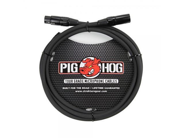 Pig Hog 6' 8mm XLR Microphone Cable - 3 Pin XLR Male to 3 Pin XLR Female