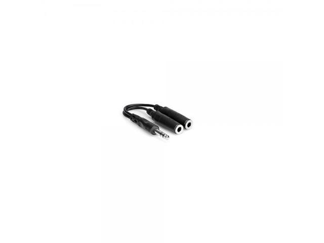 HOSA - YPP-118 - Y Cable - 1/4 in TRS to Dual 1/4 in TRSF