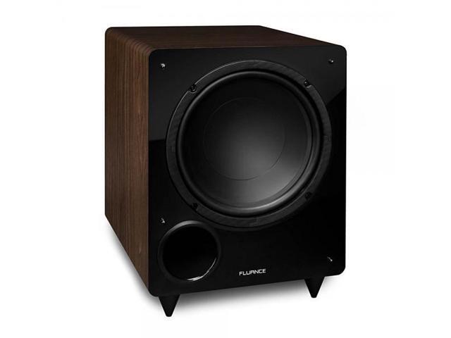 Fluance DB10W 10-inch Low Frequency Powered Subwoofer for Home Theater (Natural Walnut) - image 5