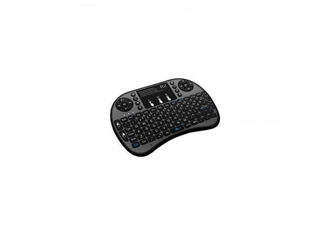 Rii i8+ Mini Bluetooth Keyboard with Touchpad & QWERTY Keyboard, Backlit Portable Wireless Keyboard for Smartphones...