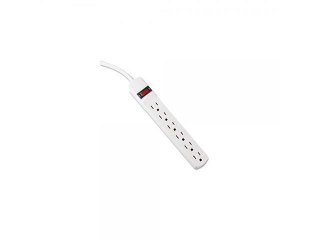 Innovera 73315 Six-Outlet Power Strip, 15-Feet Cord, Ivory