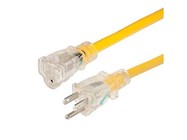 Marinco 14/3 Lighted Extension Cord - Non-Locking - 15A - 25'