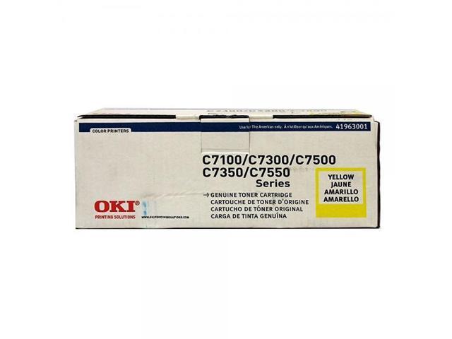 Okidata 41963001 Toner (Type C4), 10000 Page-Yield, Yellow