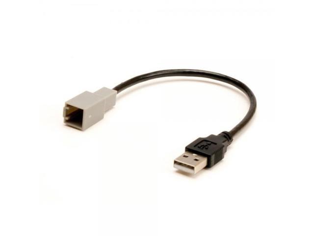 PAC - USB Port Retention Cable for Select Toyota, Scion, Lexus, and Honda Vehicles - Black - image 3